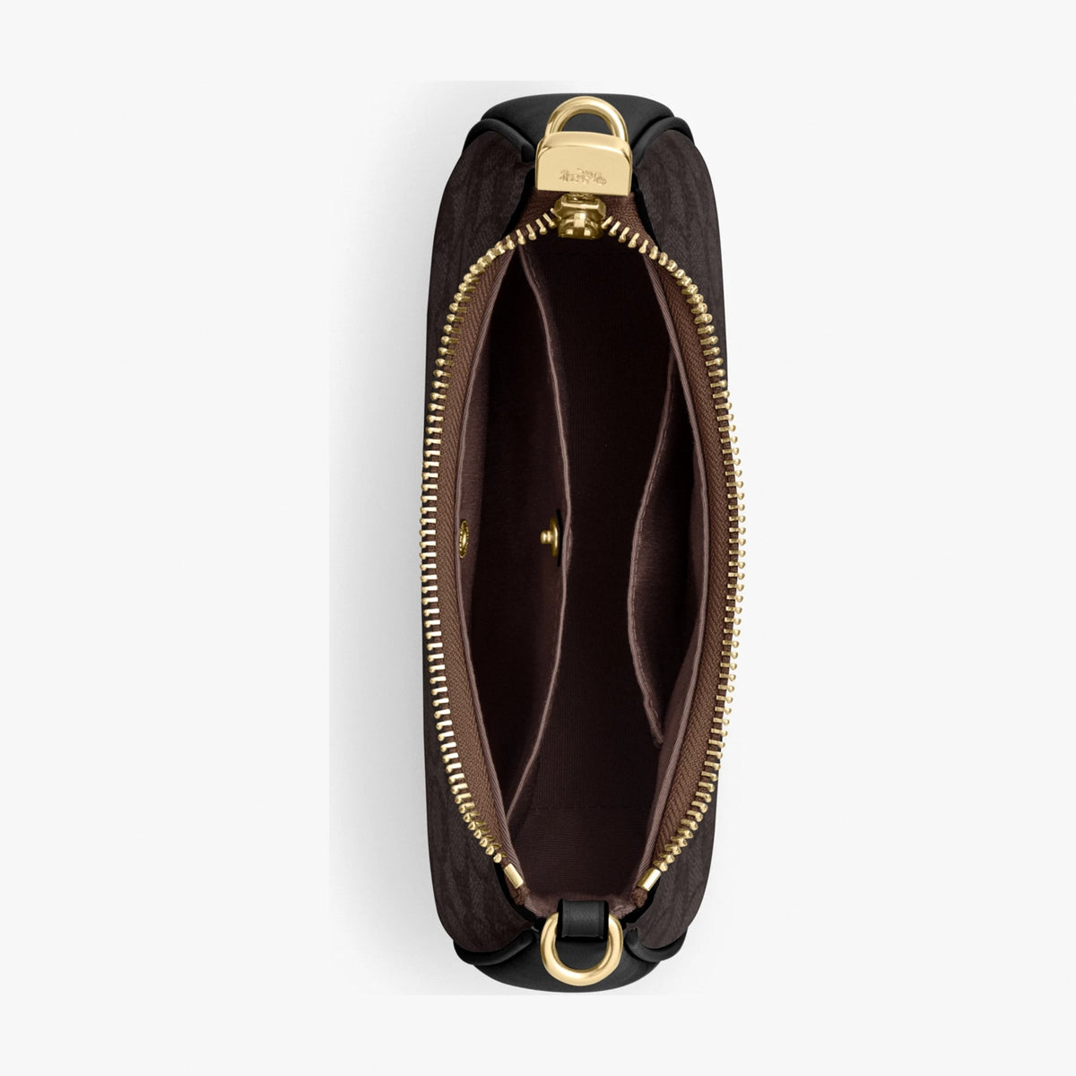 Coach Teri Mini Crossbody Bag In Signature Canvas - Gold/Walnut/Black