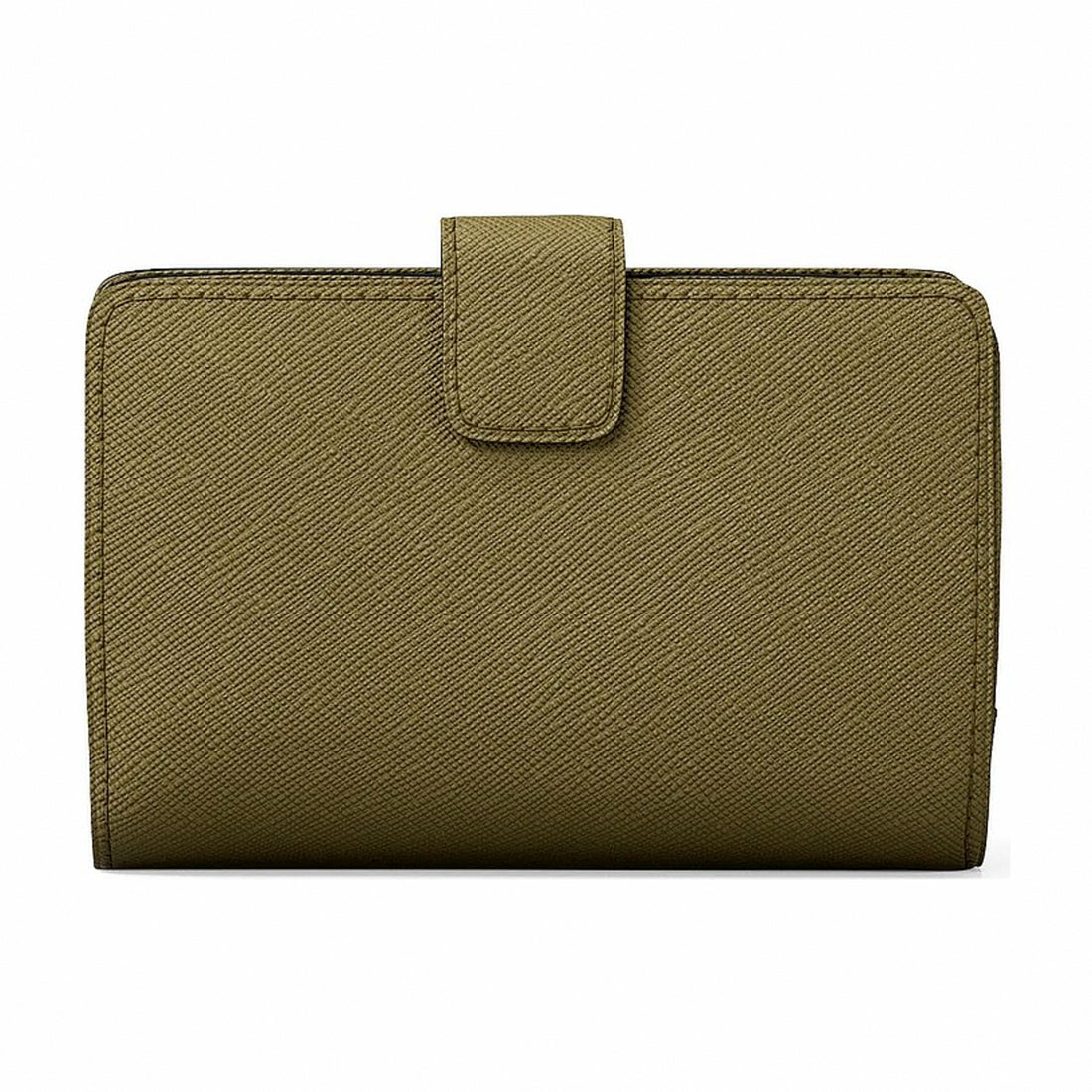 Michael Kors Medium Crossgrain Leather Wallet - OREGANO