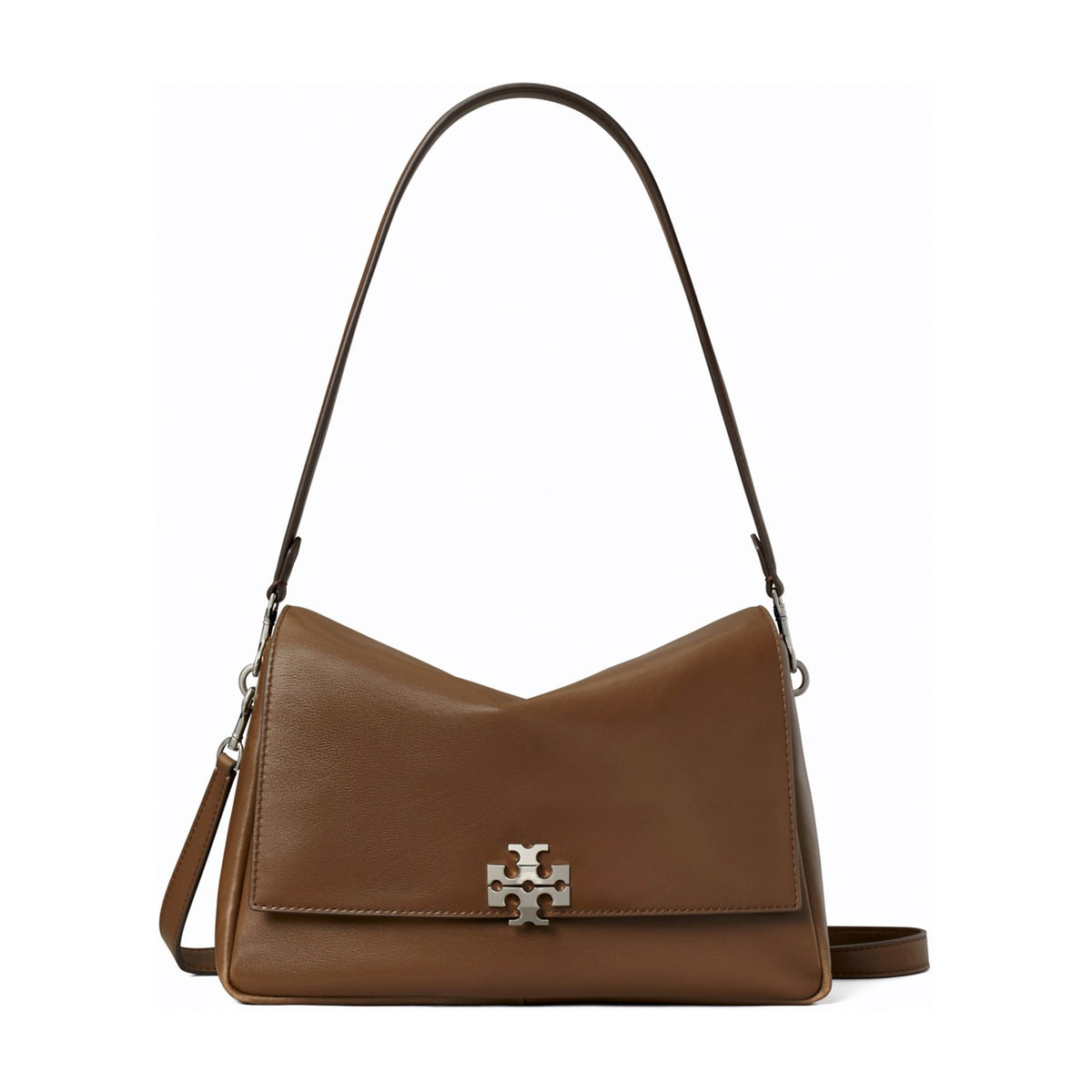Tory Burch Charlie Shoulder Bag - Malt Brown