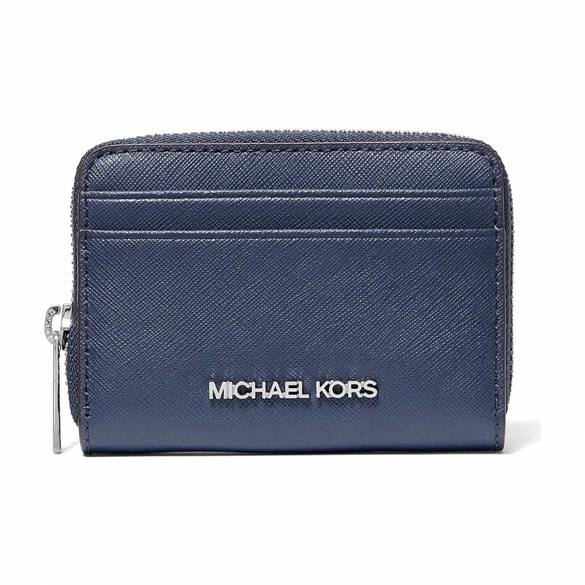 Michael Kors Jet Set Travel Medium Saffiano Leather Wallet - NAVY