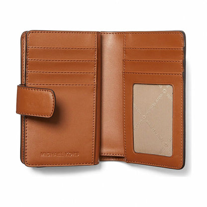Michael Kors Medium Signature Logo Wallet - VANILLA