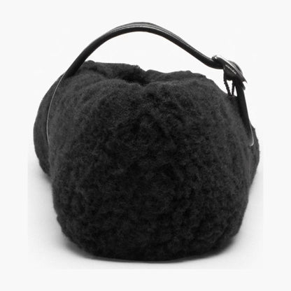 Coach Sculpted C Mary Jane In Shearling - Black