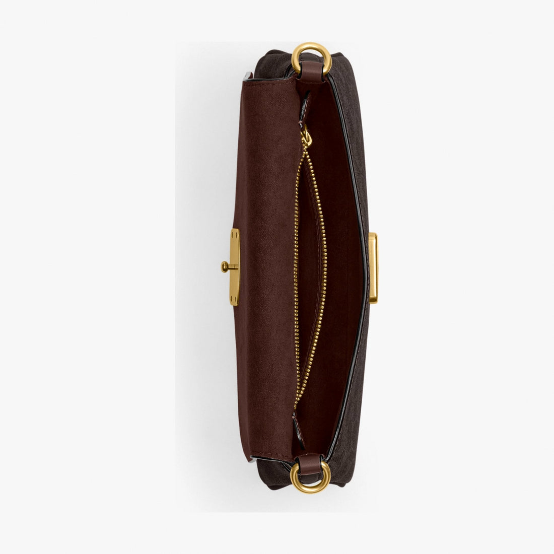 Coach Jet Shoulder Bag In Signature Canvas - Brass/Maple