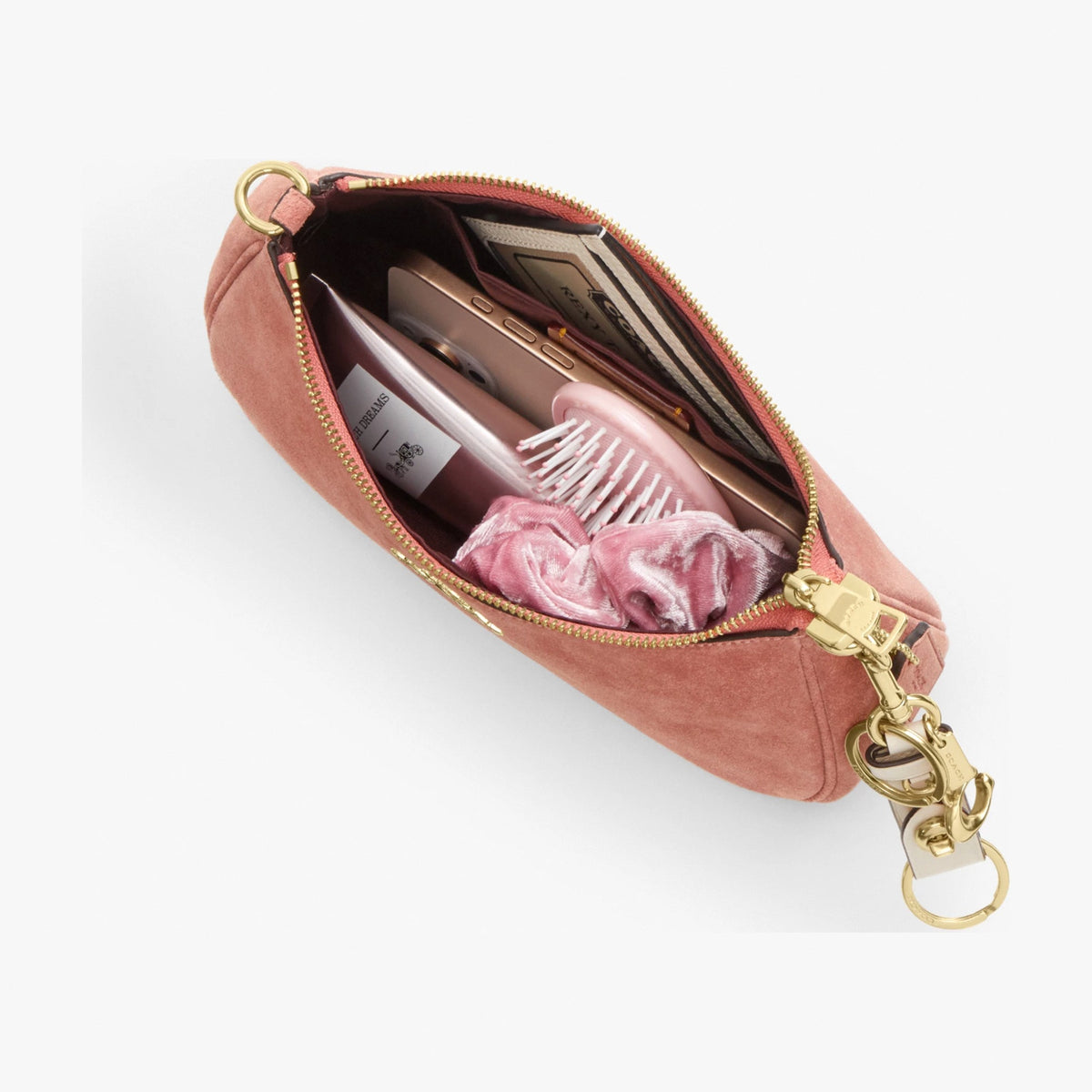 Coach Teri Shoulder Bag - Gold/Blush Pink