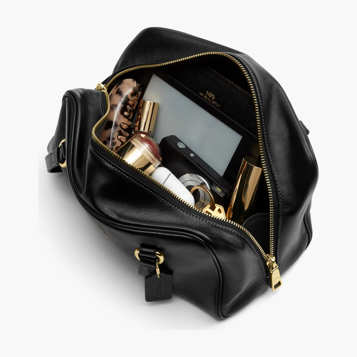 Coach Sydney Shoulder Bag - Gold/Black