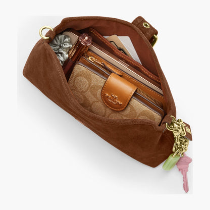 Coach Abbie Shoulder Bag - Gold/Warm Brown