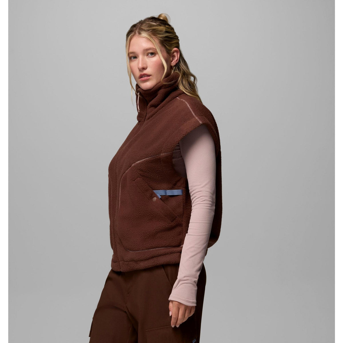 Columbia Women's Misty Moondrift MTR Fleece Relaxed Vest - Tobacco