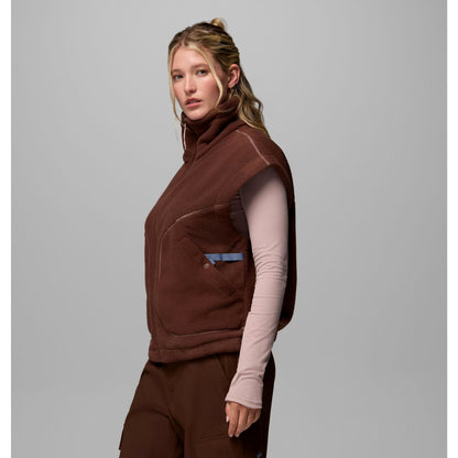 Columbia Women's Misty Moondrift MTR Fleece Relaxed Vest - Tobacco