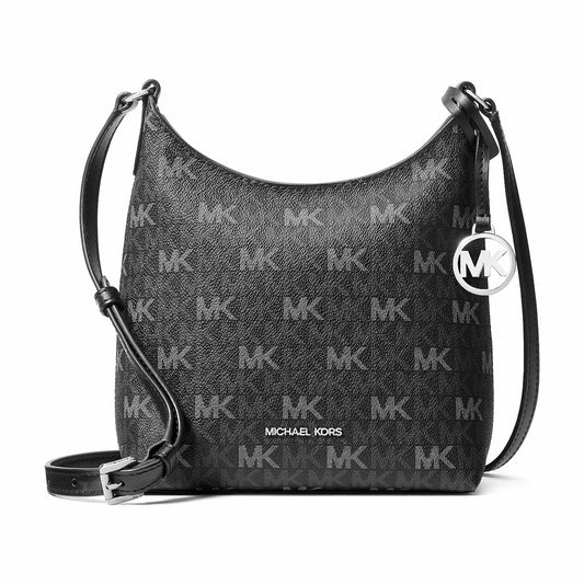 Michael Kors Maya Small Signature Logo Crossbody Bag - BLACK