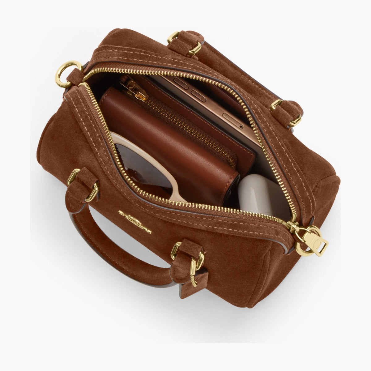 Coach Mini Rowan Crossbody Bag - Gold/Warm Brown