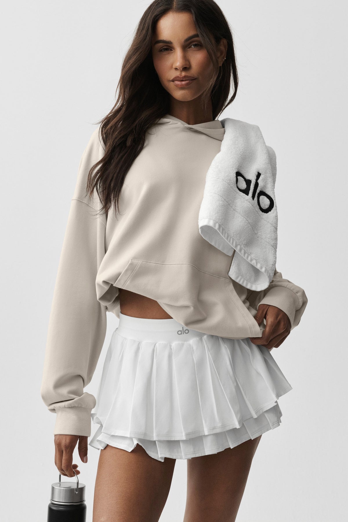 Alo Yoga Double Take Hoodie - Bone