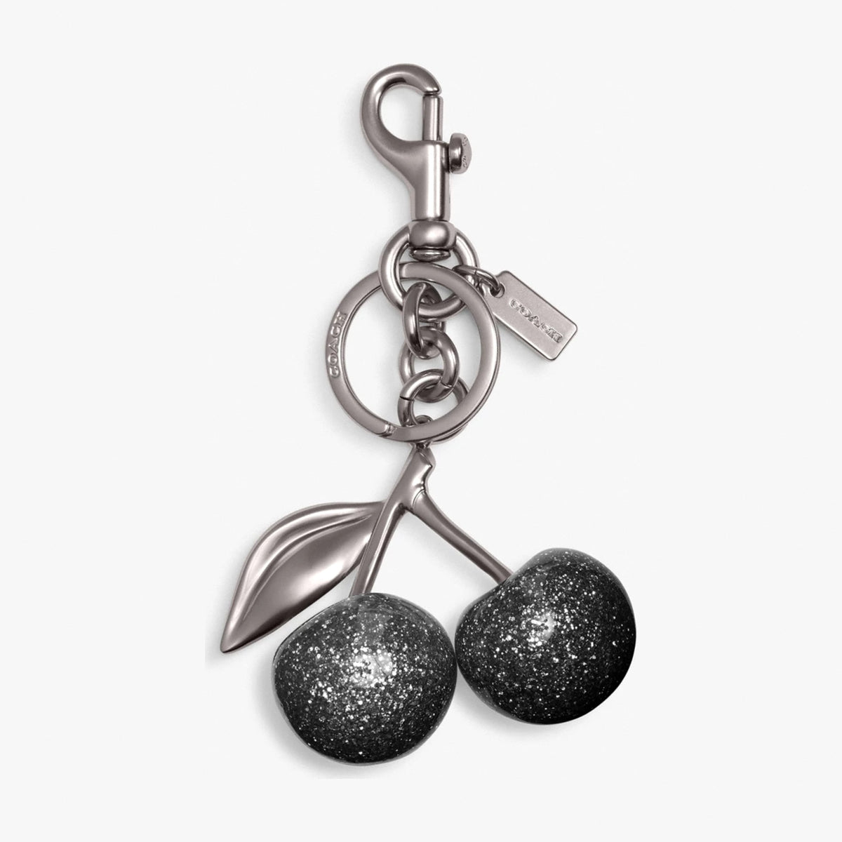 Coach Cherry Bag Charm - Silver/Silver