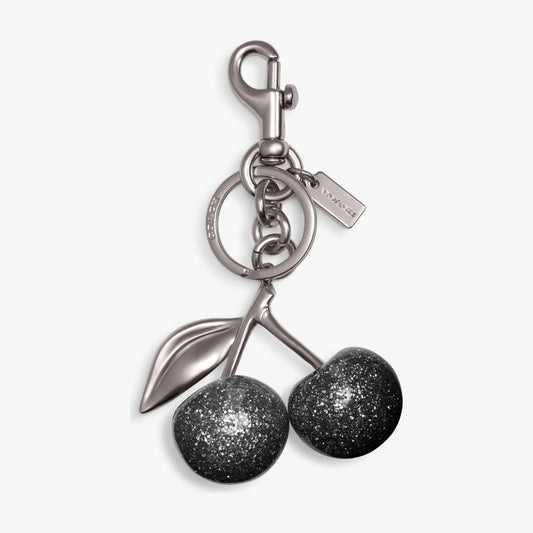 Coach Cherry Bag Charm - Silver/Silver