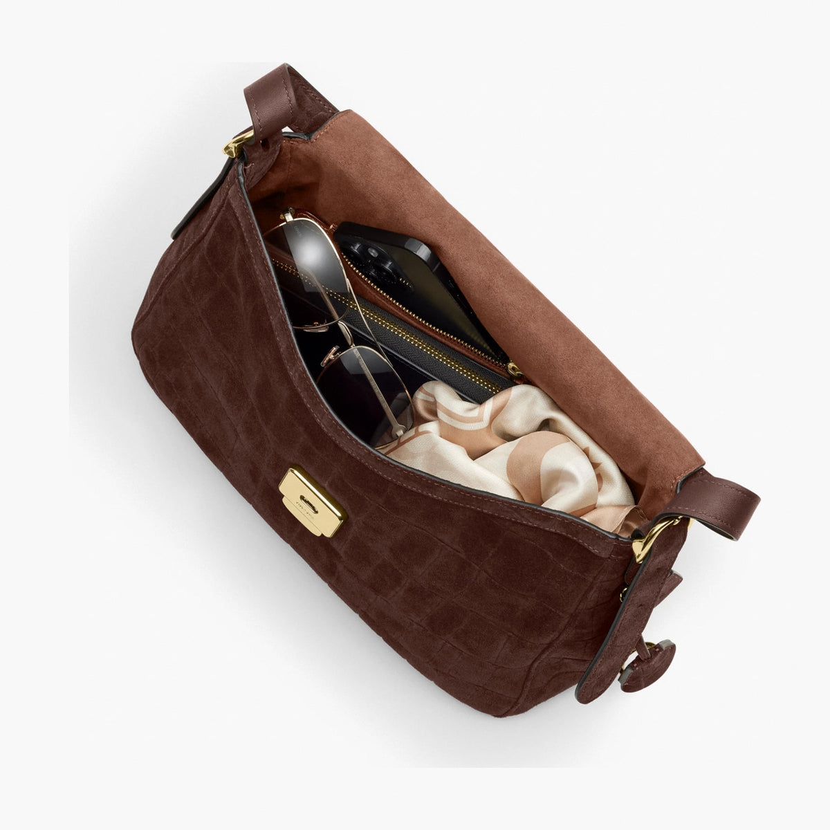 Coach Etta Flap Shoulder Bag - Gold/Maple