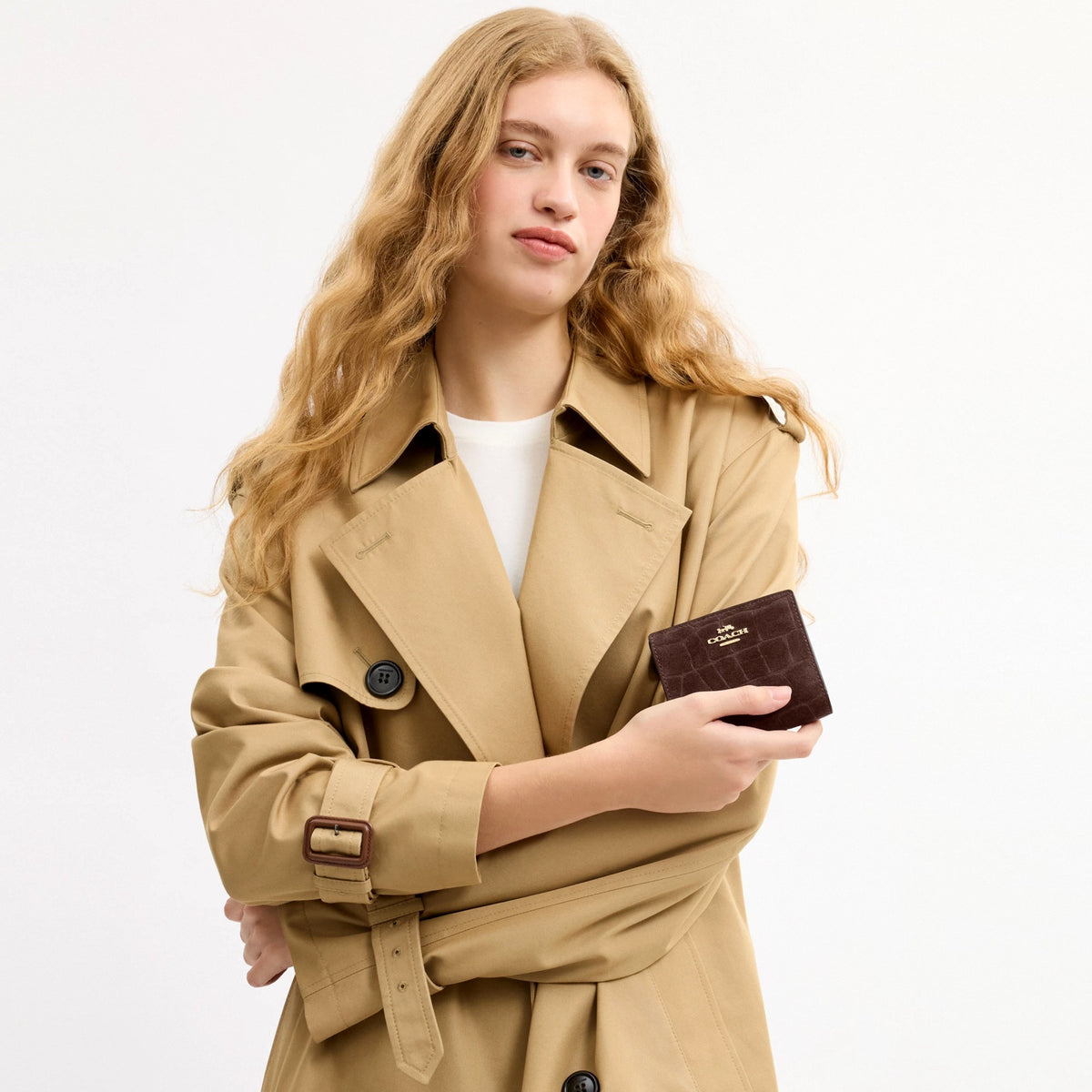 Coach Snap Wallet - Gold/Maple