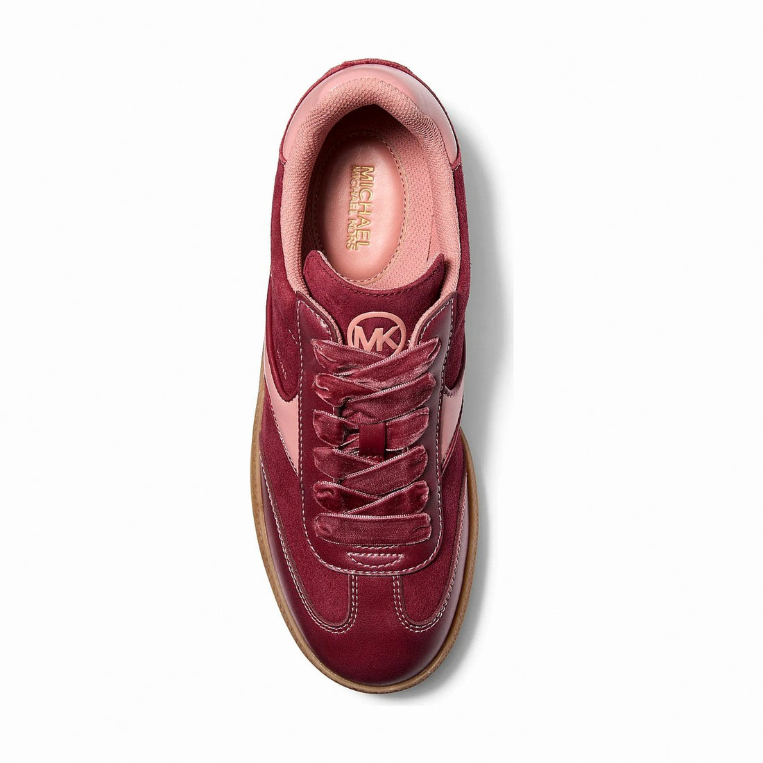 Michael Kors Sammy Microsuede Sneaker - MAROON