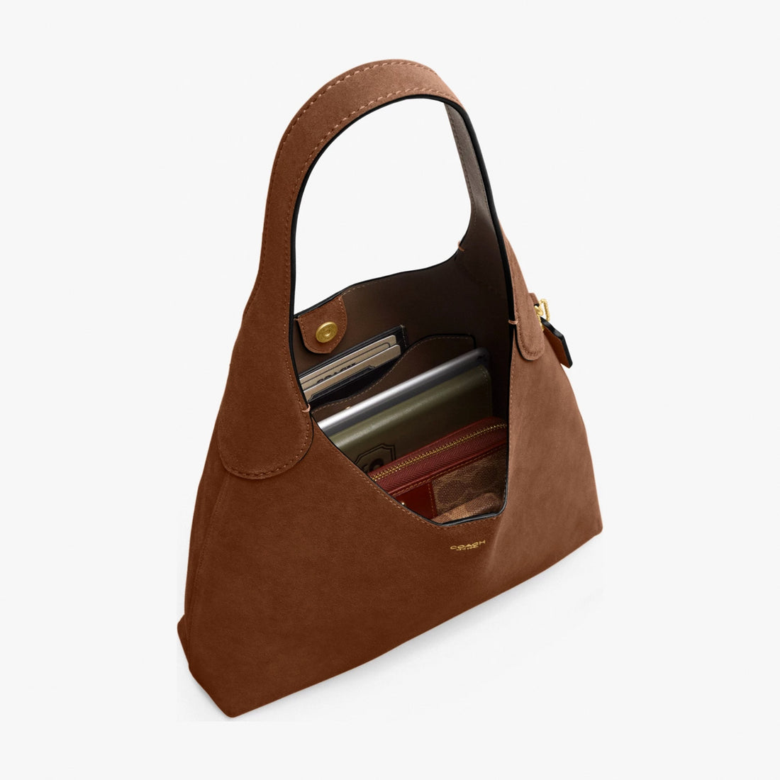 Coach Brooklyn Shoulder Bag 28 - Brass/Warm Brown