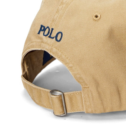 Polo Ralph Lauren The Iconic Cotton Chino Ball Cap - Tan/Newport Navy