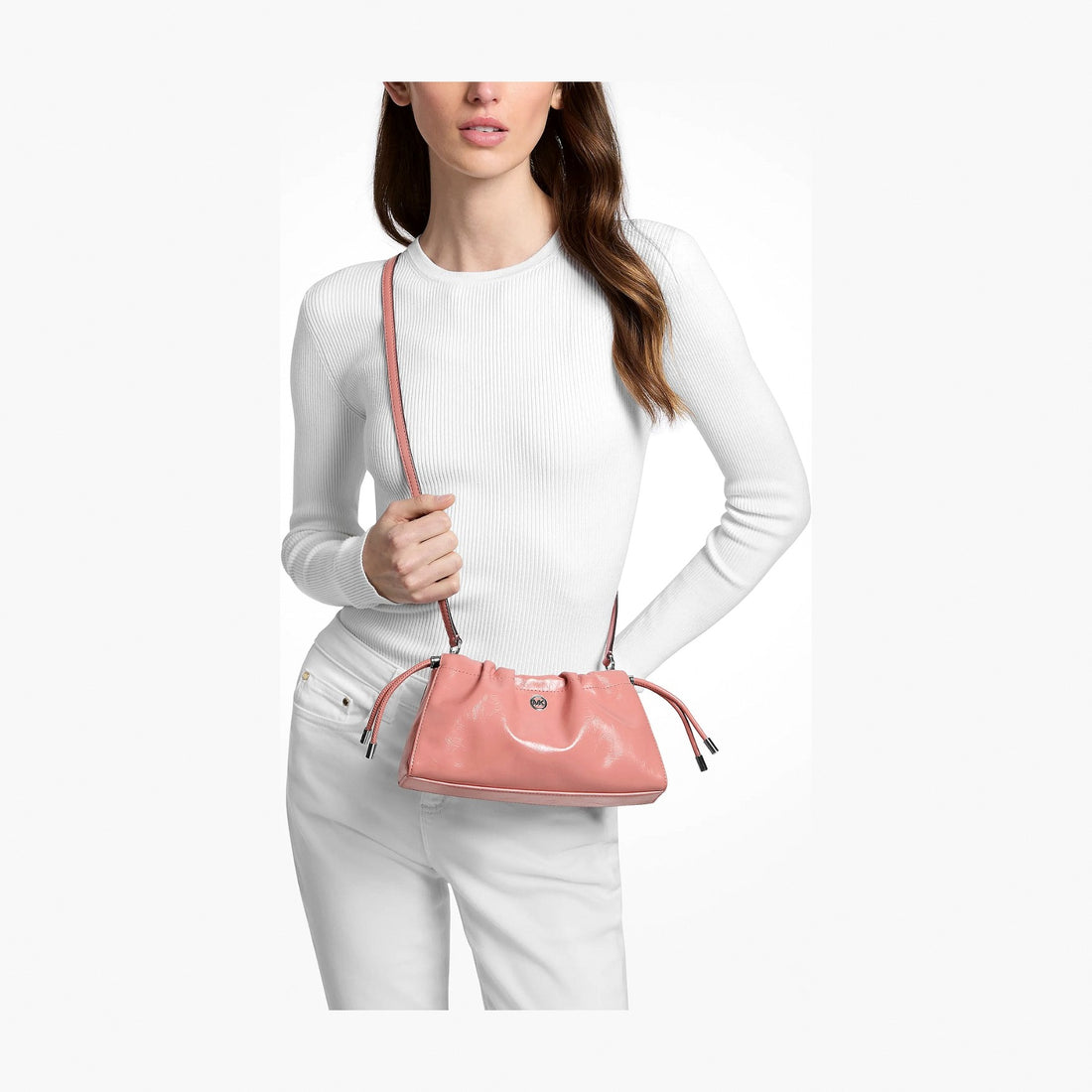 Michael Kors Matilda Small Cinched Crossbody Bag - SUNSET ROSE
