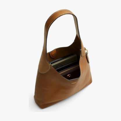 Coach Brooklyn Shoulder Bag 28 In Loved Leather - Brass/Honey Brown