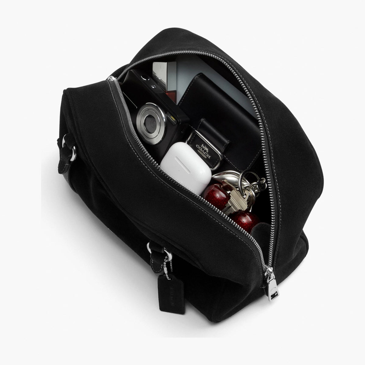 Coach Sydney Shoulder Bag - Silver/Black