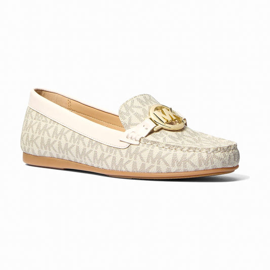 Michael Kors Fulton Signature Logo Moccasin - VANILLA