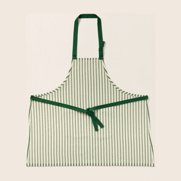 Ralph Lauren Home Ralph’s Coffee Striped Cotton Apron - White/Green