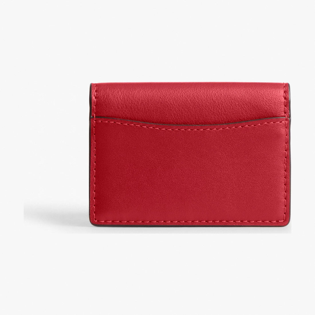 Coach Card Case With Charms - Gold/Poppy