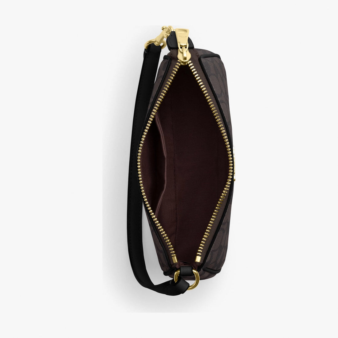 Coach Nolita 19 In Signature Canvas - Gold/Walnut/Black
