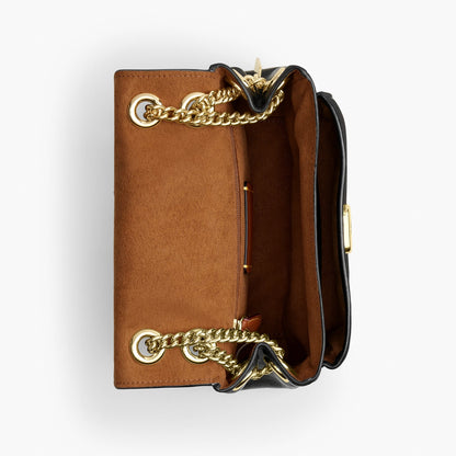 Coach Elodie Crossbody Bag 18 In Signature Canvas - Gold/Walnut/Black