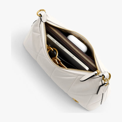 Coach Juliet Shoulder Bag 25 With Quilting - Brass/Chalk