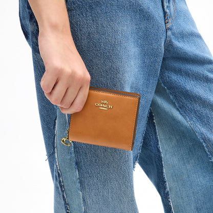Coach Snap Wallet - Gold/Brown