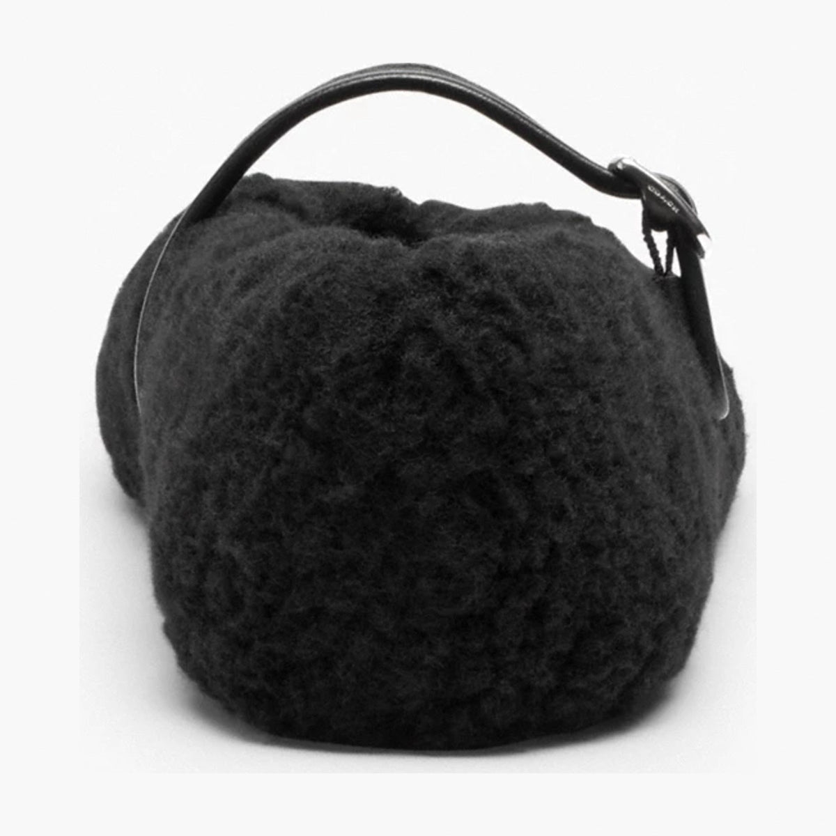 Coach Sculpted C Mary Jane In Shearling - Black