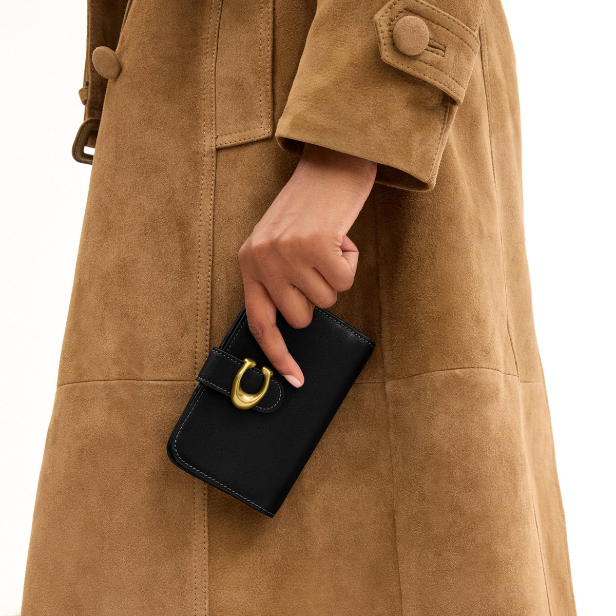 Coach Tabby Wallet - Brass/Black