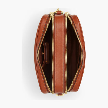 Coach Mini Carey Crossbody Bag - Gold/Cinnamon