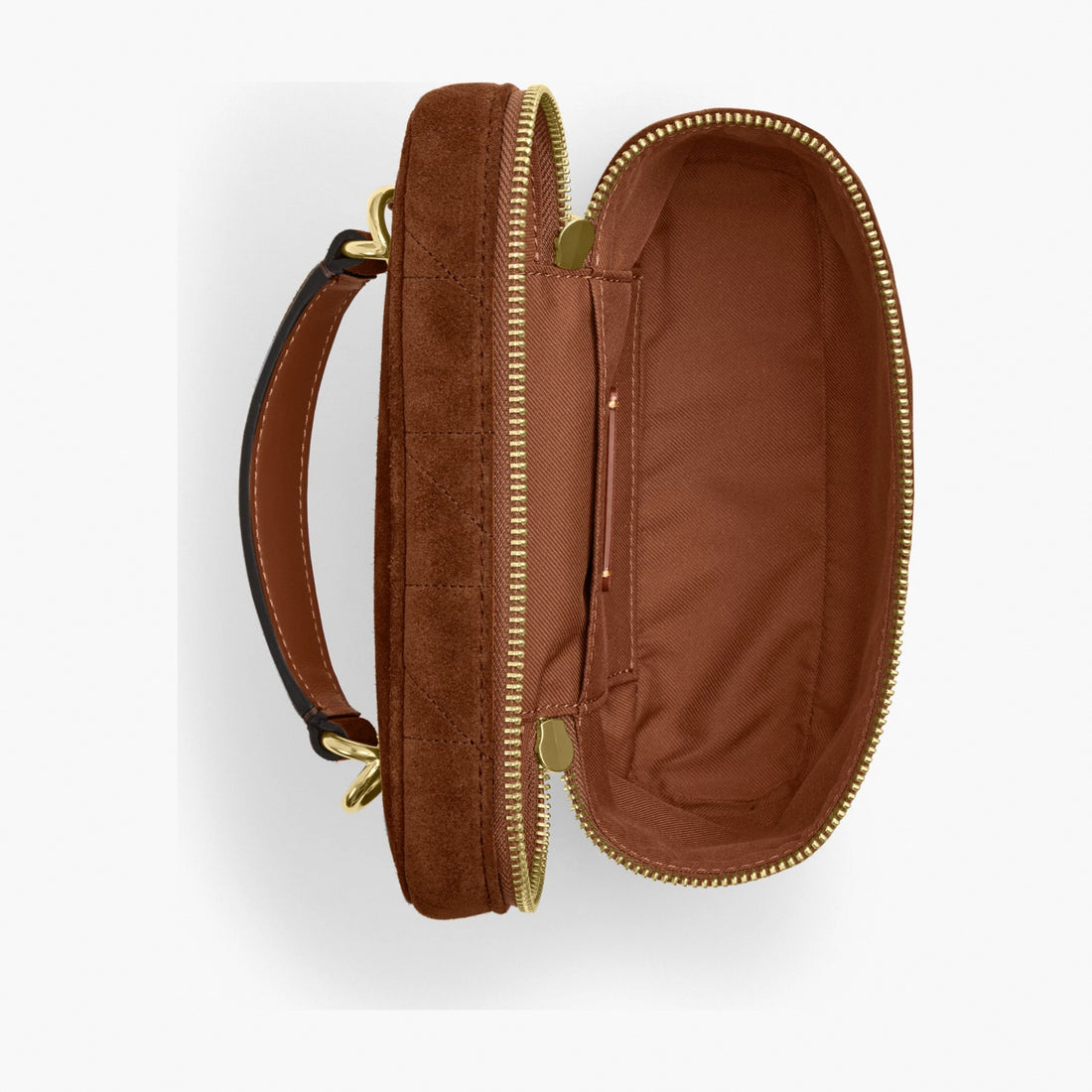 Coach Rainer Crossbody Bag 18 With Quilting - Gold/Warm Brown