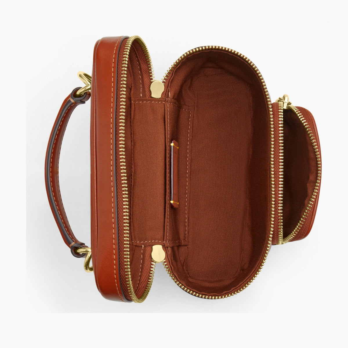 Coach Rainer Crossbody Bag 18 With Pocket - Gold/Cinnamon
