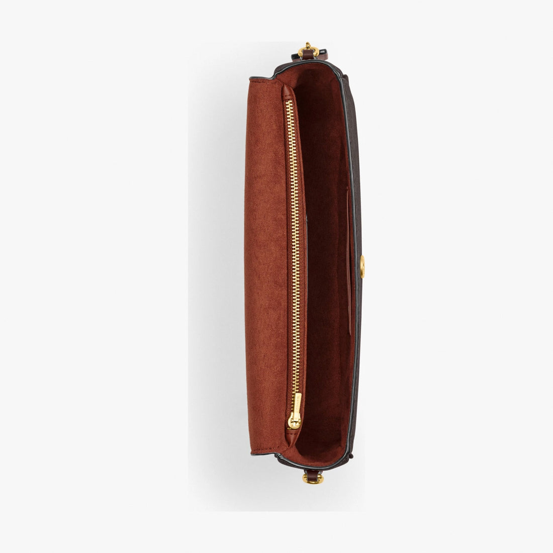 Coach Brook Flap Chain Bag In Signature Canvas - Brass/Maple