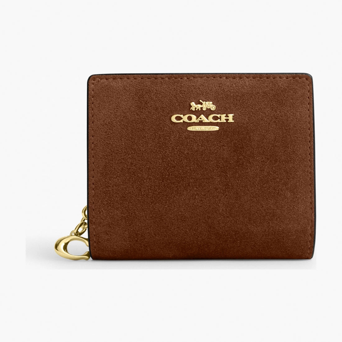 Coach Snap Wallet - Gold/Warm Brown