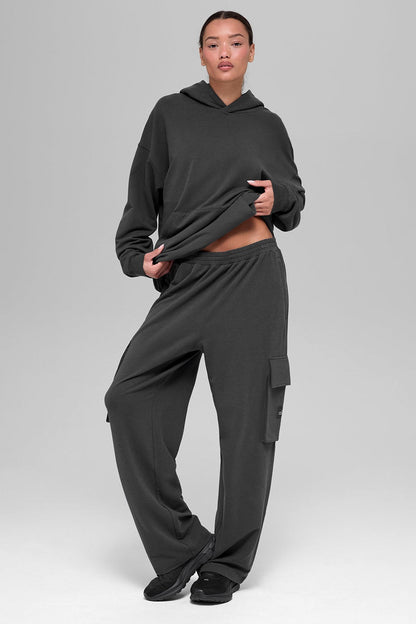 Alo Yoga Double Take Cargo Pant - Anthracite