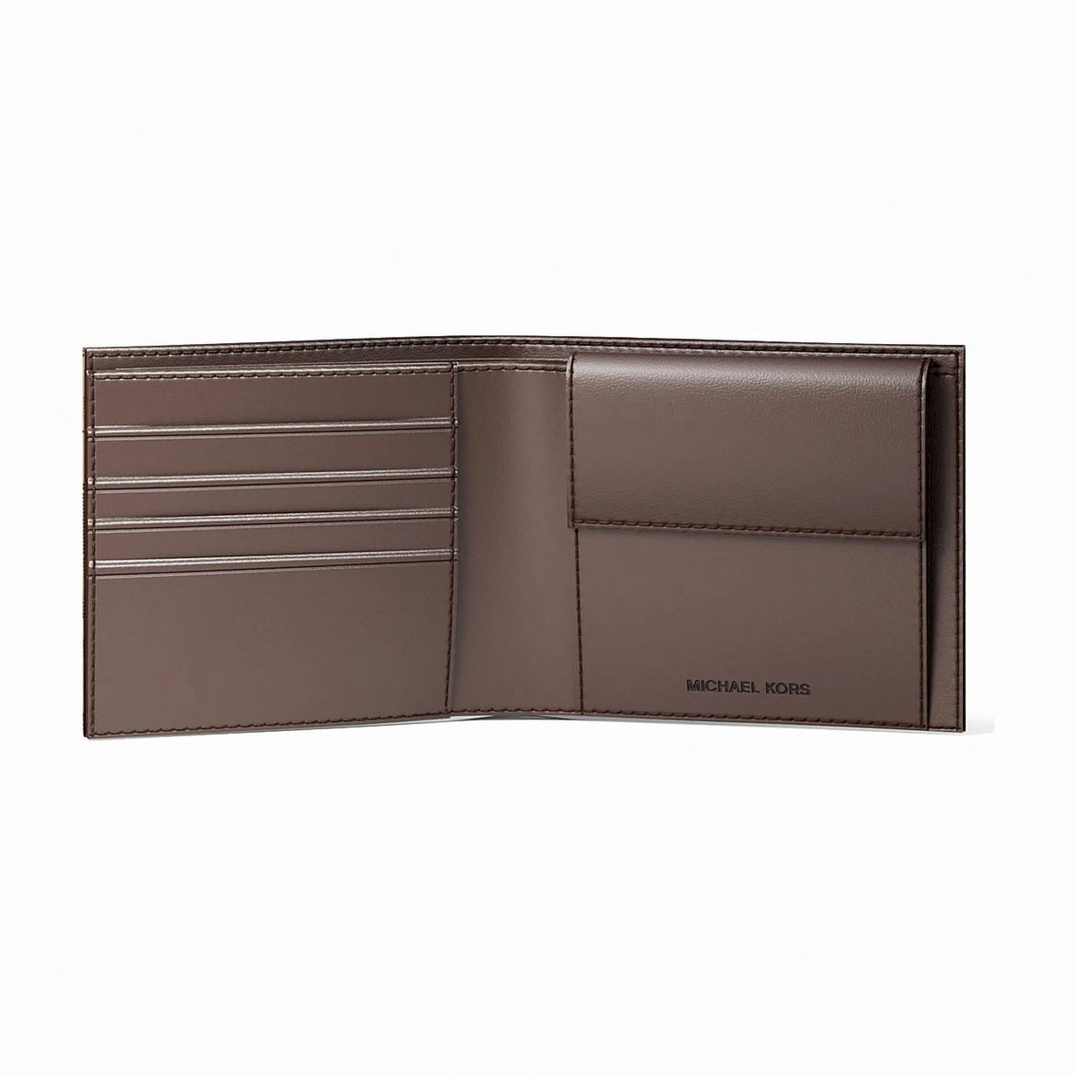 Michael Kors Cooper Logo Billfold Wallet With Coin Pouch - CAMEL
