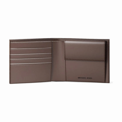 Michael Kors Cooper Logo Billfold Wallet With Coin Pouch - CAMEL