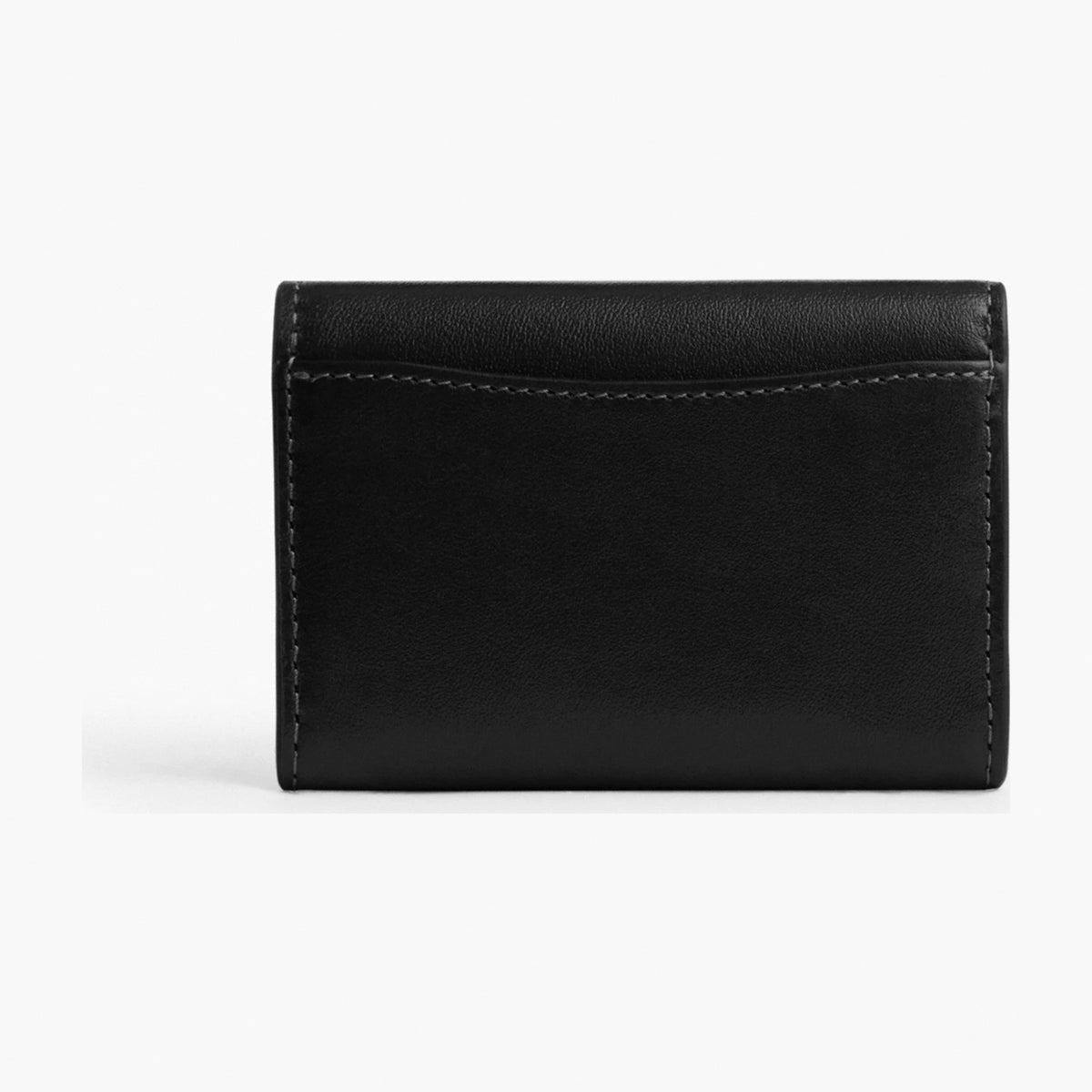 Coach Flap Card Case - Gold/Black