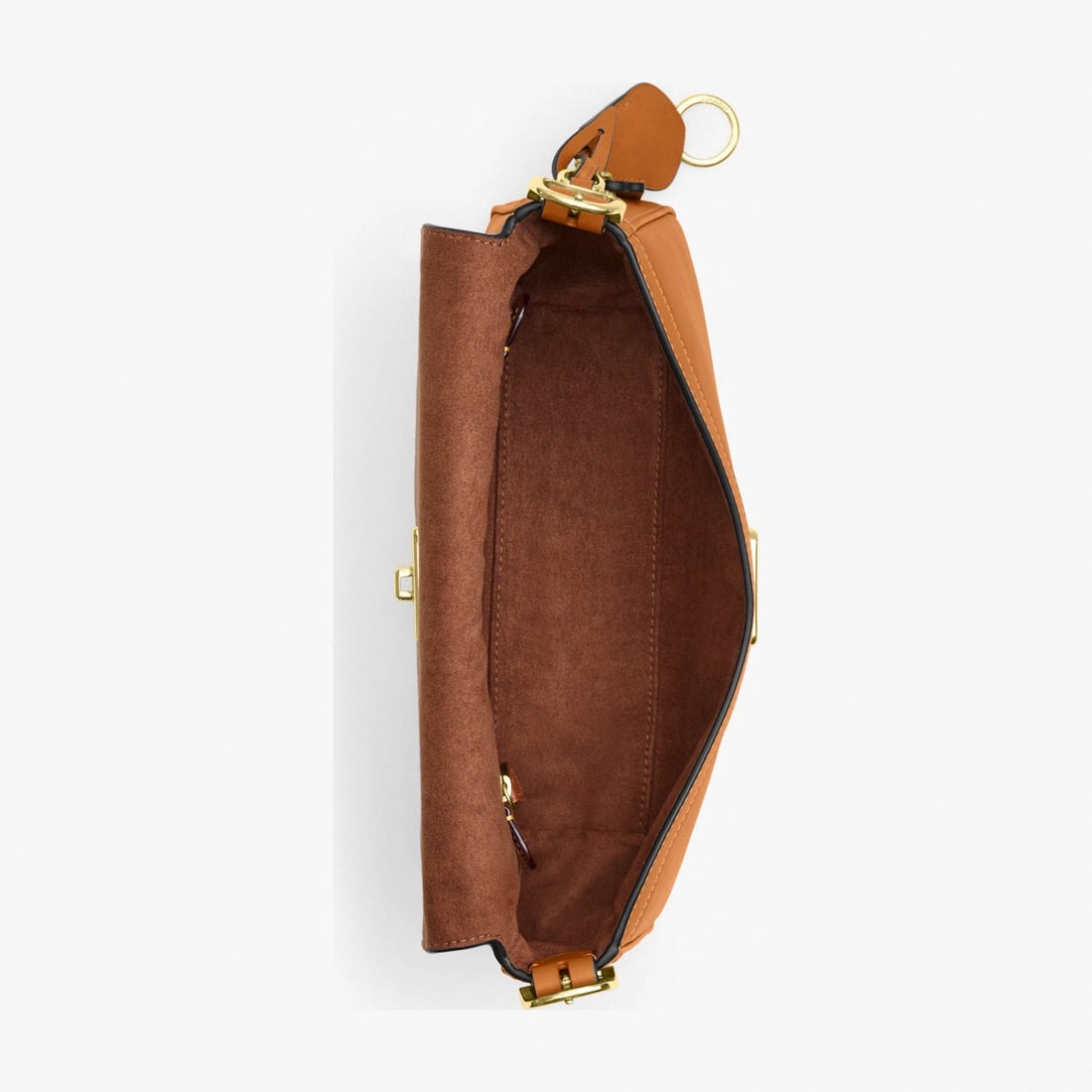 Coach Etta Small Flap Shoulder Bag - Gold/Brown