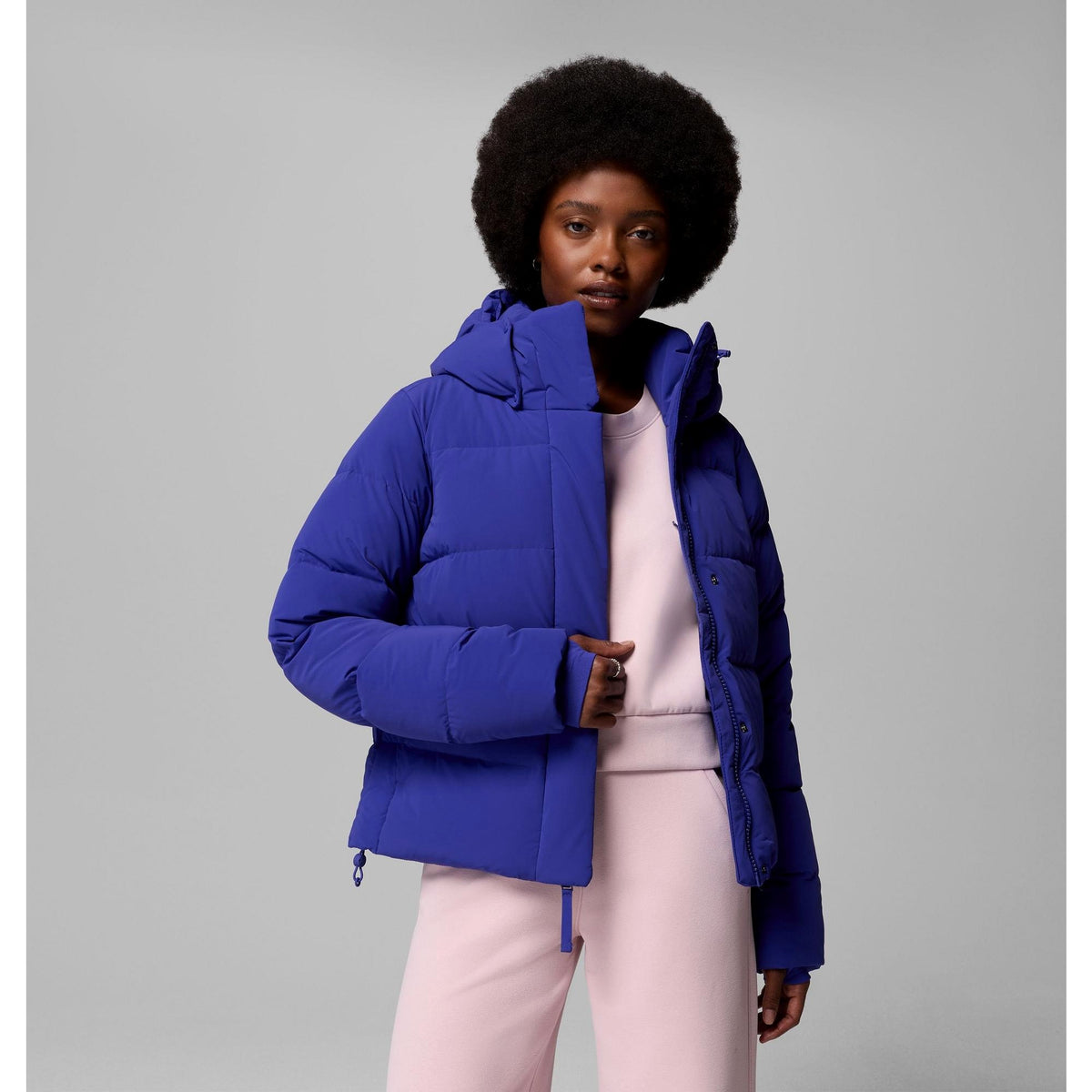 Columbia Women's Amaze Puff Hooded Jacket - Purple Quartz