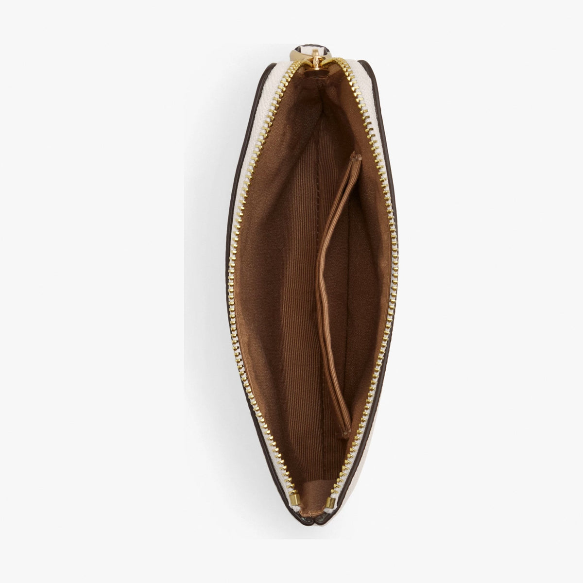 Coach Corner Zip Wristlet - Gold/Chalk