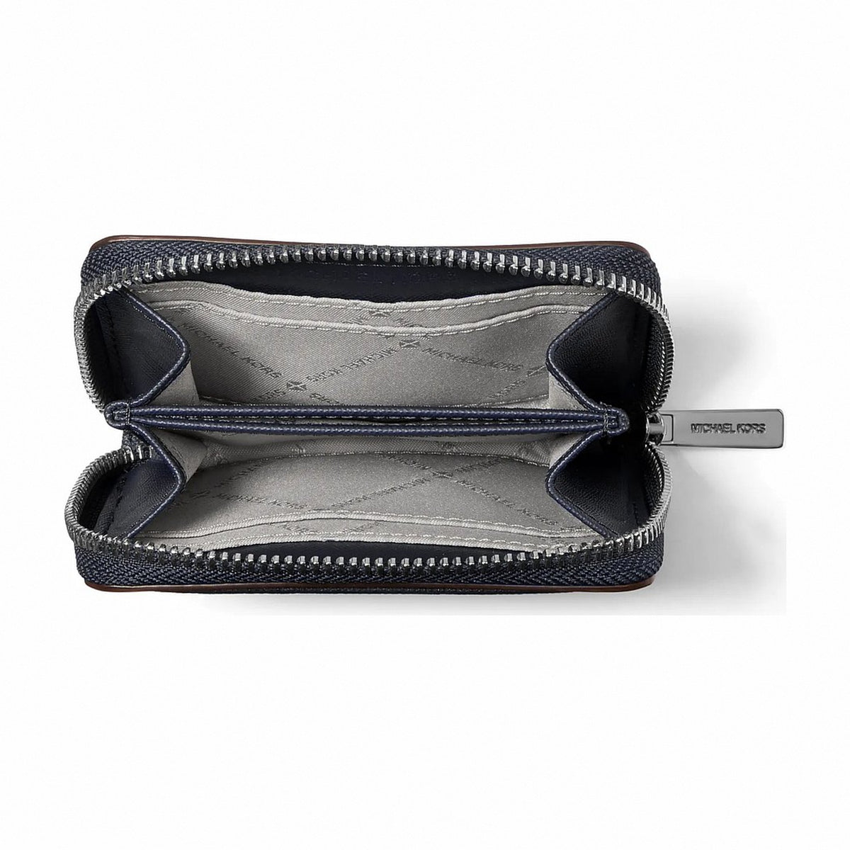 Michael Kors Jet Set Travel Medium Saffiano Leather Wallet - NAVY