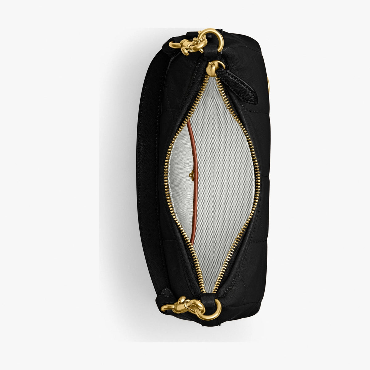 Coach Juliet Shoulder Bag 25 With Quilting - Brass/Black