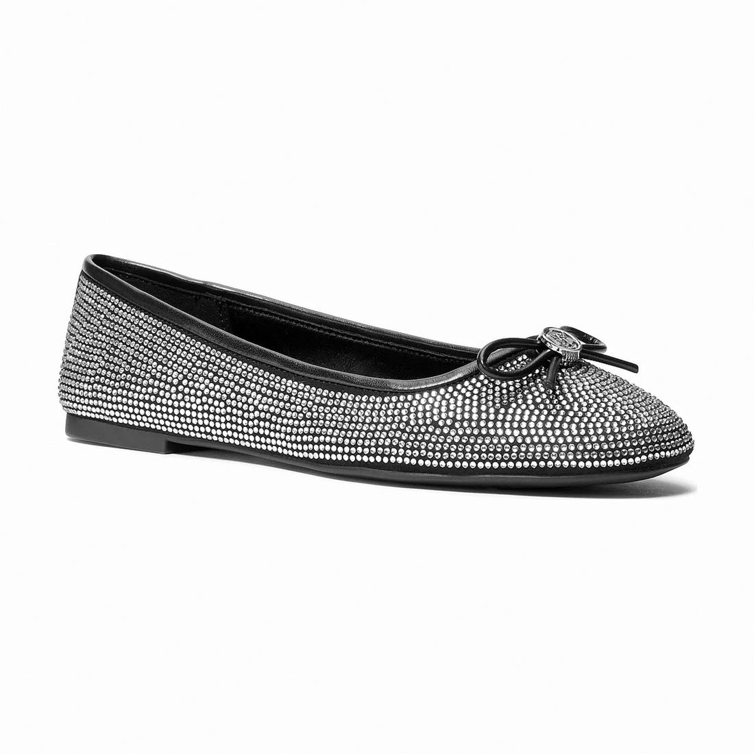 Michael Kors Savannah Embellished Ballet Flat - BLACK