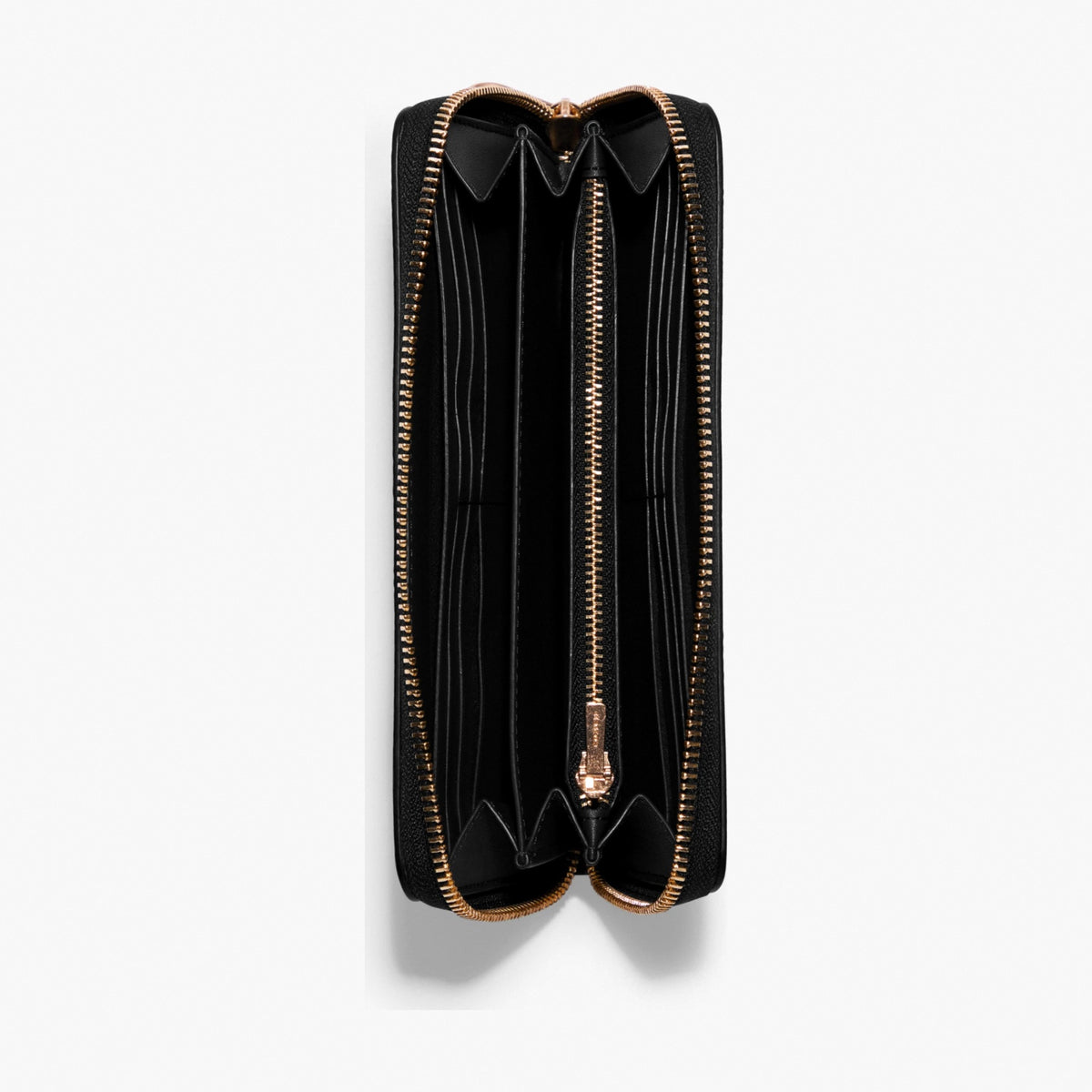 Coach Long Zip Around Wallet - Gold/Black
